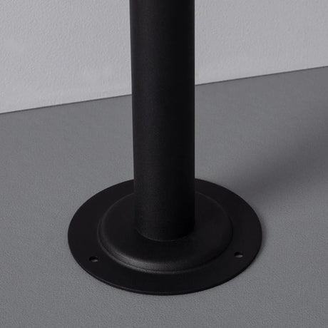 buitenlamp zwart glas vierkant e27 fitting led lamp 