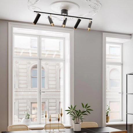 Plafondlamp zwart goud gu10 fitting design verstelbaar 7391741016119 4201610-4002 