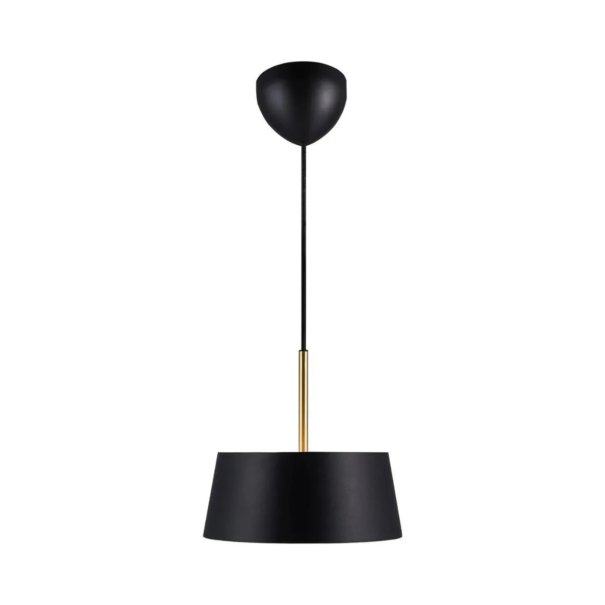 Hanglamp zwart en messing met E14 fitting Nordlux Clasi 30 cm - FOIR