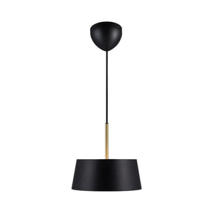 Hanglamp zwart en messing met E14 fitting Nordlux Clasi 30 cm - FOIR