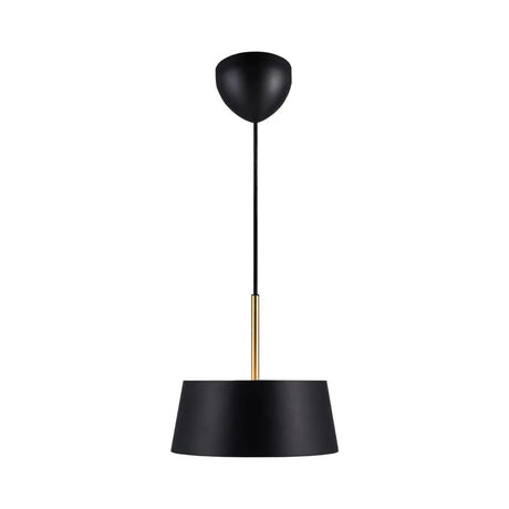 Hanglamp zwart en messing met E14 fitting Nordlux Clasi 30 cm - FOIR