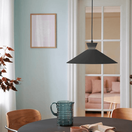 Zwarte hanglamp nordlux Dial E27 fitting metaal 2213353003 - FOIR
