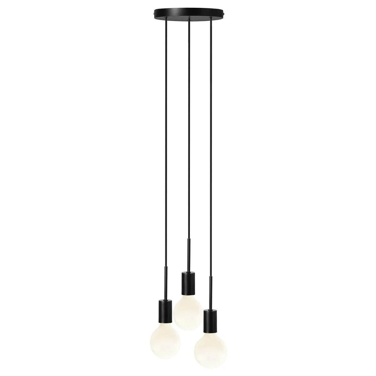 'Nordlux paco' hanglamp zwart 3 E27 fittingen - FOIR