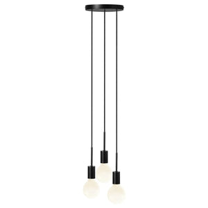 'Nordlux paco' hanglamp zwart 3 E27 fittingen - FOIR