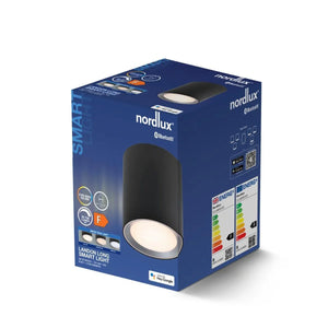 Plafondspot zwart smart LED dimbaar 'Landon Smart' - FOIR