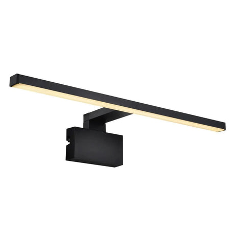 Badkamerlamp boven spiegel led lamp zwart warm wit