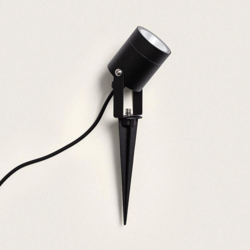 Buitenspot led 12V Zwart easy connector