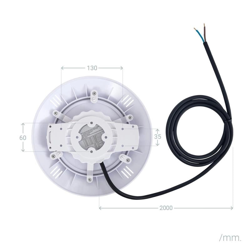 Zwembadlamp LED helder wit 6000K 20W IP68